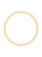 Κολιέ 925 Ασημένιο Επιχρυσωμένο Κούμπωμα Gold Shell Pearl S126439