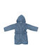 Kentia Baby Bademantel Kapuzen Uccelo Blau
