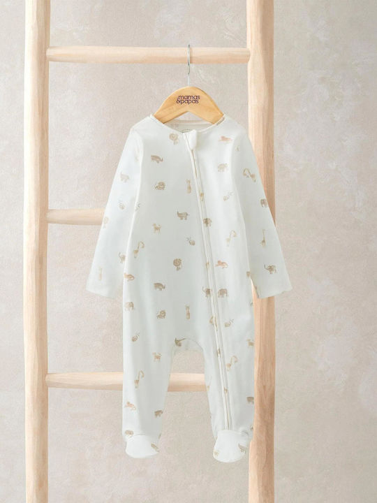 Mamas & Papas Babystrampler Langärmliges Beige