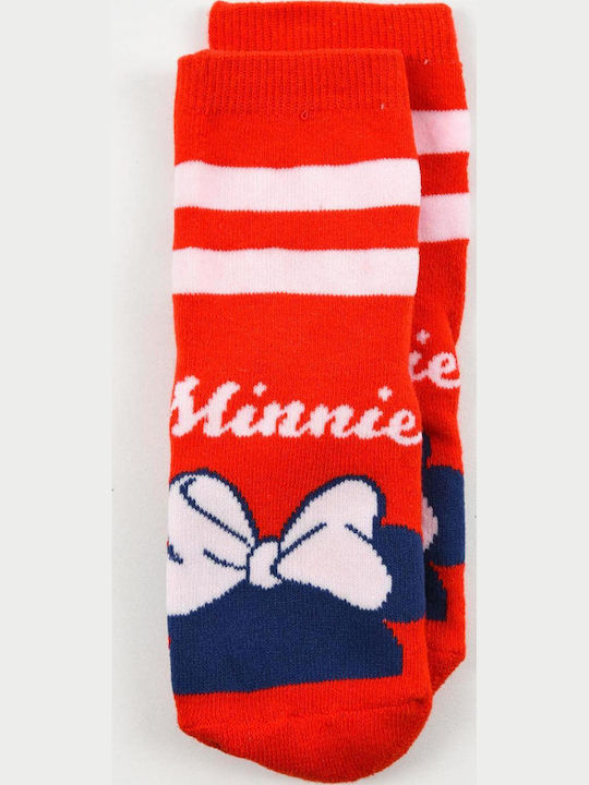 Superheroes Kids' Socks Non-Slip Red