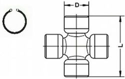 U 100 Σταυρός 26.97x81.75 Gkn U 100 Σταυρός 26.97x81.75 Gkn