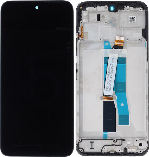 Xiaomi Οθόνη mit Touch-Mechanismus und Rahmen für Xiaomi Redmi 15 4G, Poco M7 (Schwarz)