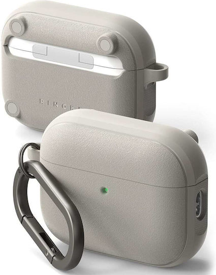Ringke Onyx Magnetic Hülle Silikon mit Haken in Gray Farbe für Apple AirPods Pro 3