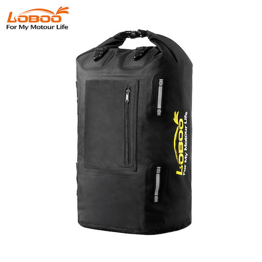 Loboo Waterproof Motorcycle Tail Bag 30lt Black