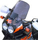 Bullster Ветробран Висока Защита Затъмнен Сив 40 См 3мм Honda Xrv 750 Африкански Туин 1996-2003