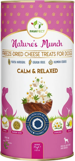 Pawfect Dog Treat Grain & Gluten Free with Cheese, Banana, Pumpkin and Cannabis 75gr
