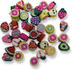 Fruits Fimo Multi 10*10mm 40 pcs