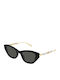 Gucci Women's Sunglasses with Black Frame and Grey Lens GG1968S 001
