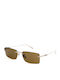 Gucci Men's Sunglasses with Gold Metal Frame and Brown Mirror Lens GG1941S 002