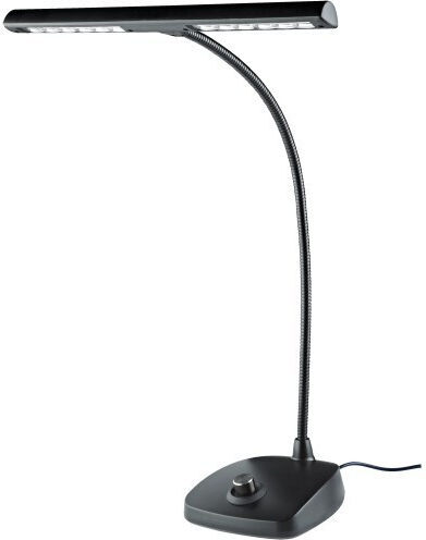 12298 Gooseneck Stand Light Type T Piano 2x6 Led 2,500 Lux