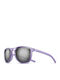 Julbo Unisex Sunglasses with Purple Plastic Frame and Purple Polarized Mirror Lens J5701118