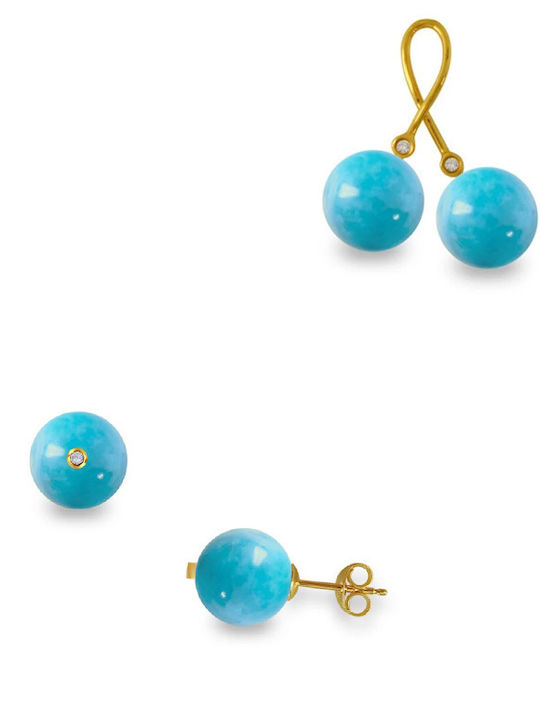 Margaritari Set with Necklace , Earrings & Pend...