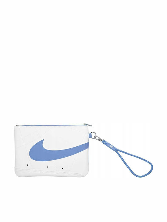 Icon Blazer Wristlet Large Fabric Women's Wallet Cards White