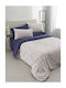 Vesta Home Sheet Sets King Size with Elastic 240x270+35cm. Lorena Kaφe 4pcs