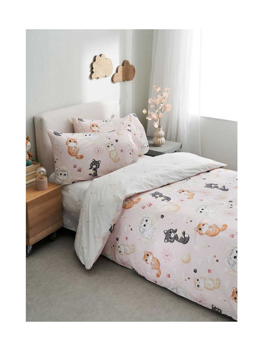 Vesta Home Kitty Σετ Παιδική Παπλωματοθήκη Μονή...