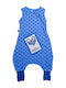 Baby Bliss Autumn Sleeping Bag with Feet Blue