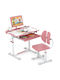 Детско бюро от меламин Розов