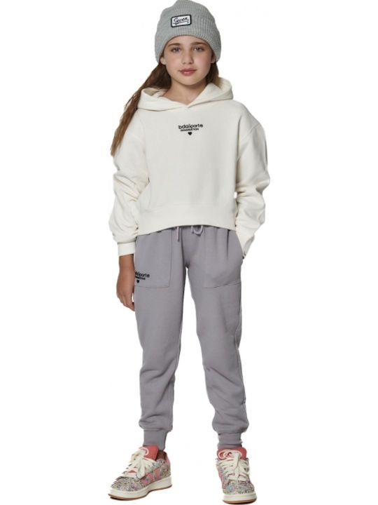 Body Action Kids Sweatshirt Cropped with Hood W...