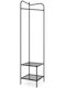 Costway Kleiderständer Schwarz 42.5x42.5x193.5cm