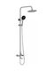Acquanet Shower Column without Mixer Silver