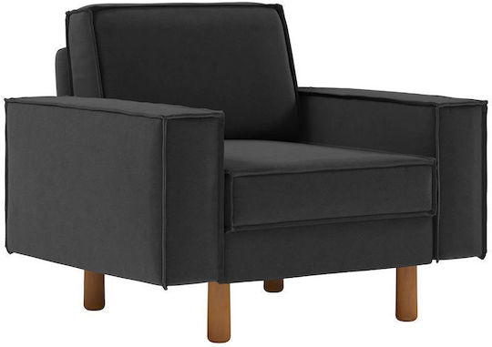 Sparrow Armchair Night Grey, Walnut 108x89x87cm
