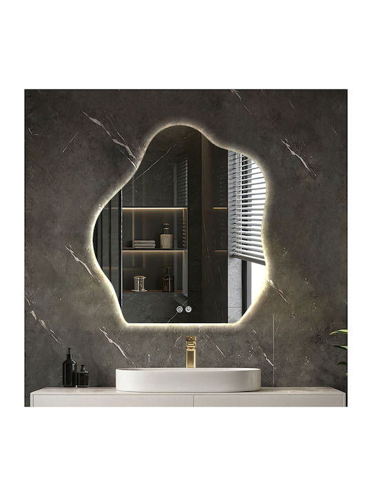 Futura Badezimmerspiegel LED Berührung 70x80cm Weiß
