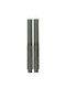 Kaemingk Decorative Candle Taper Green 26.5cm 2pcs