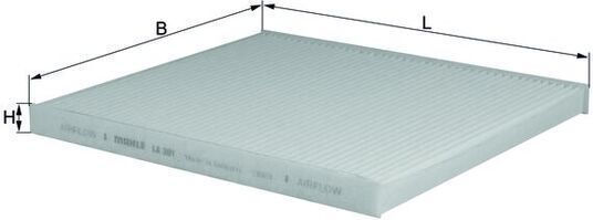 Filtru De Aer Pentru Habitaclu Mahle La 301