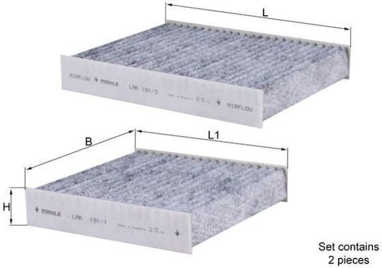 Cabin Air Filter Mahle Lak 191/s