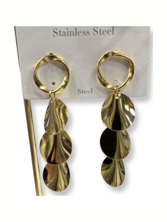 Earrings made of Steel Gold Plated