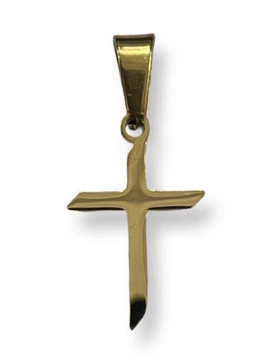 Cross from Gold Plated Steel