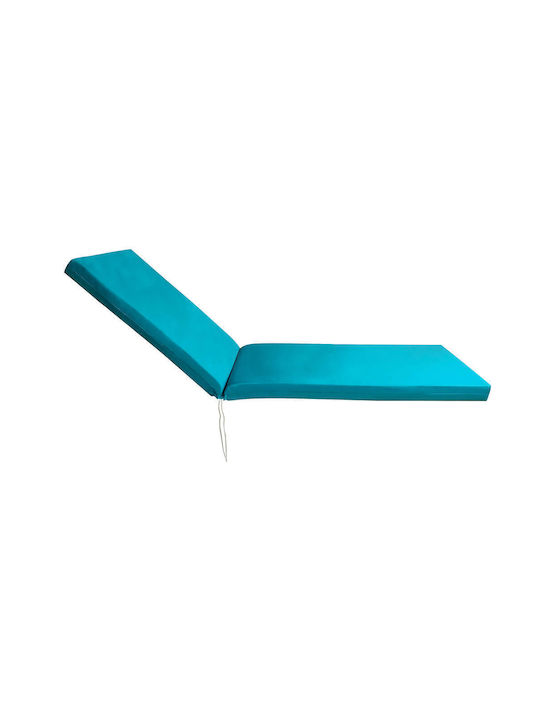 Tesias Group Pernă Waterproof Pentru Pat De Soare Cu Spătar Turcoaz 60x195cm