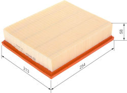 Bosch Air Filter 1 457 433 698 Bosch Air Filter 1 457 433 698