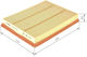Bosch Car Air Filter F 026 400 390