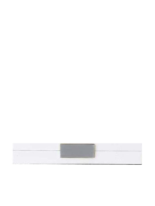 Addison Ross Κουτί Κοσμημάτων Λευκό 10x22cm