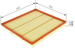 Bosch Air Filter F 026 400 373 Bosch Air Filter F 026 400 373