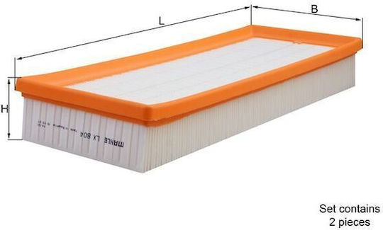 Mahle Air Filter Lx 804/s