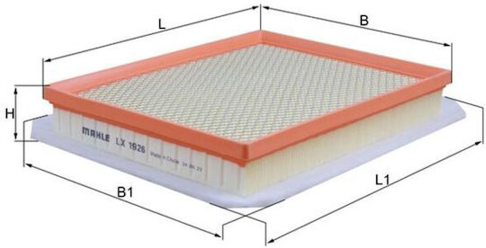 Mahle Air Filter Lx 1926