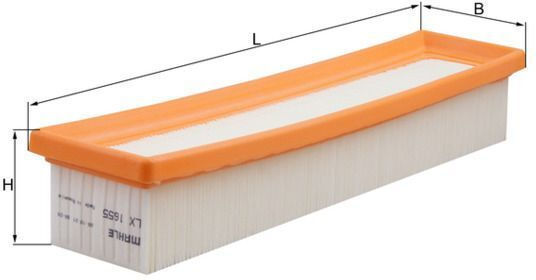 Mahle Air Filter Lx 1655
