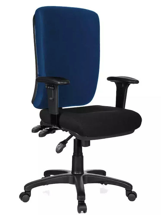 Hjh Оffice Zenit Base Καρέκλα Γραφείου με Ρυθμιζόμενα Μπράτσα Blue/black Hjh Оffice Zenit Base Καρέκλα Γραφείου με Ρυθμιζόμενα Μπράτσα Blue/black