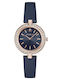Furla Damen Uhr mit Blau Lederarmband