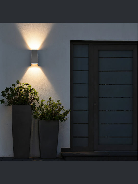 kelvo Flux Επιτοίχιο Εξωτερικό Σποτ LED IP65 6W...
