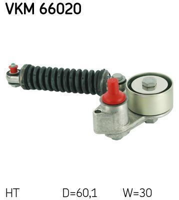 Belt Tensioner Timing Belt Skf Vkm 66020