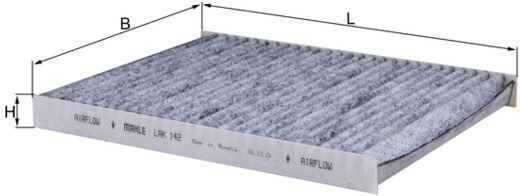 Cabin Air Filter Mahle Lak 142