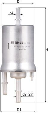 Mahle Филтър За Бензин Kl 572