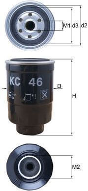 Mahle Филтър За Бензин Kc 46