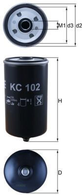 Mahle Филтър за Бензин Kc 102