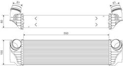 Valeo Intercooler Αυτοκινήτου Valeo Intercooler Αυτοκινήτου