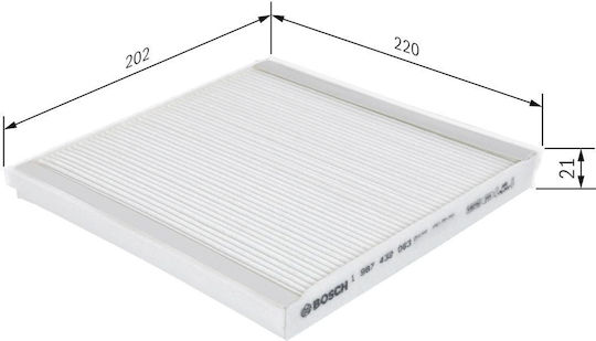 Bosch Car Cabin Air Filter 1 987 432 063