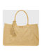 Funky Buddha Fabric Beach Bag Beige